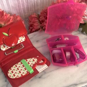 Travel Mini Office desk Supply Kit & finger & toenail care nail files clippers